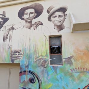 Bracero mural in Ajo, Arizona.