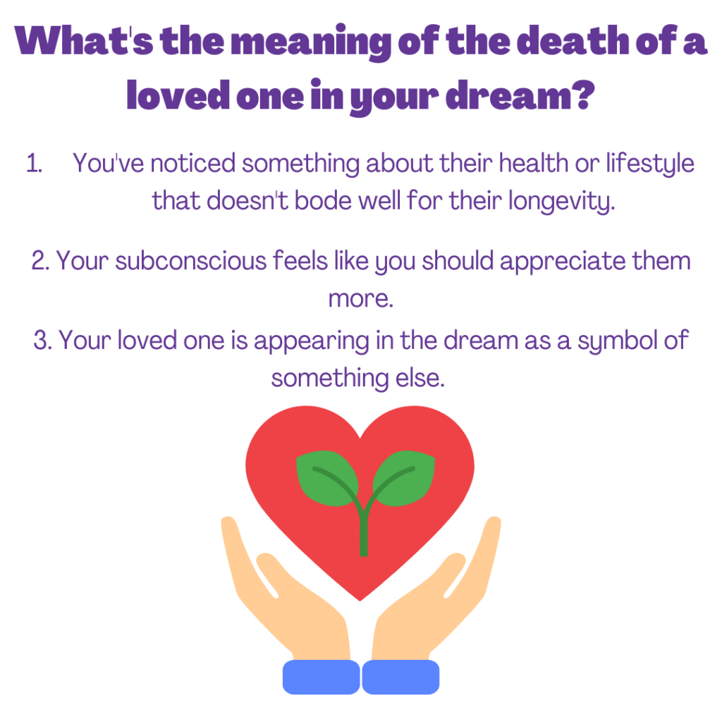 what happens when you dream of a dead loved one